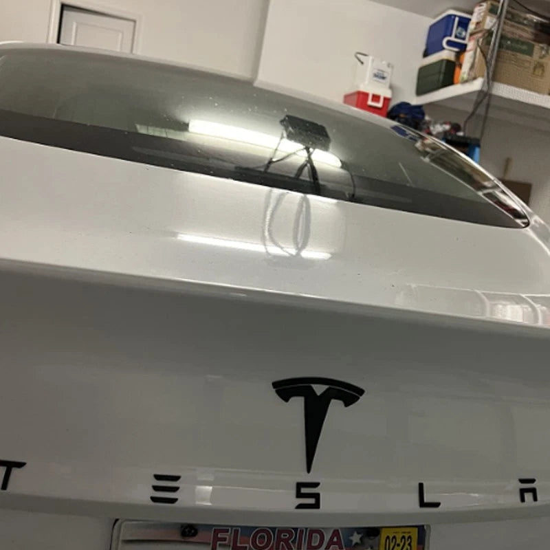 Emblems for Tesla Model 3 Y X S Matte Black Rear Nameplate