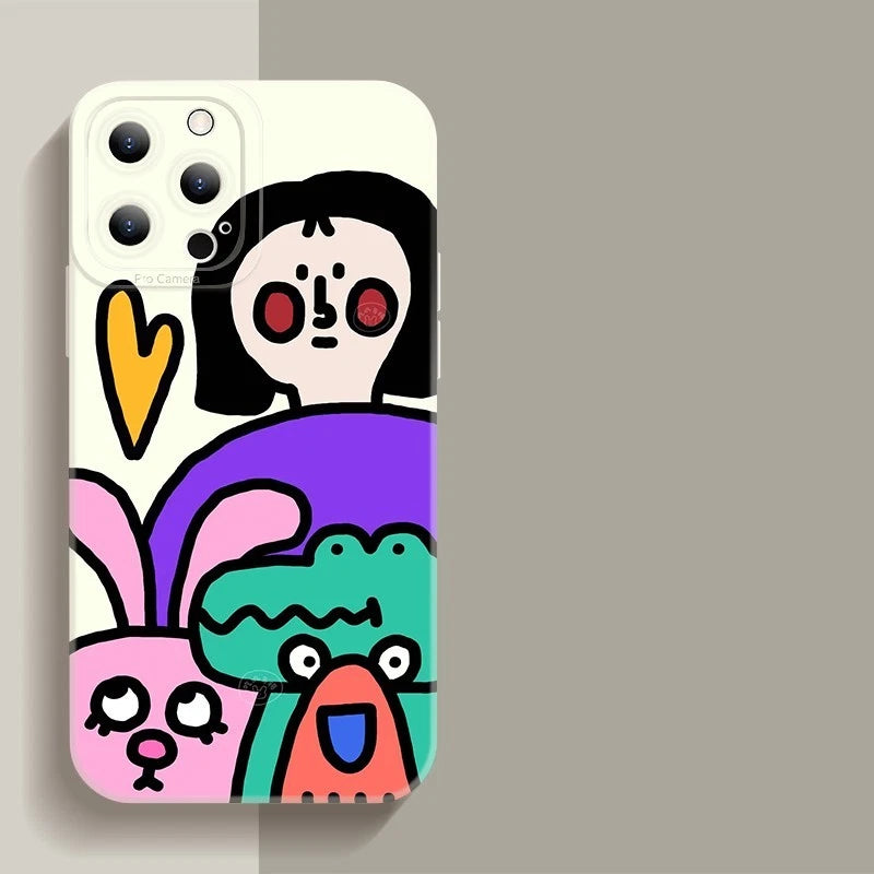 TPU Phone Case for iPhone 13 14 15 16 17 Pro Max Plus