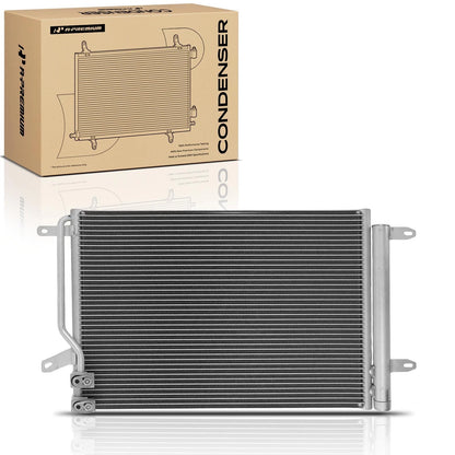 A/C Condenser with Receiver Drier & Bracket for VW Jetta Beetle (2011–2015) - 940238, 5C0820411, 5C0820411E, F5C0820411G, 5C0820411F, 3889
