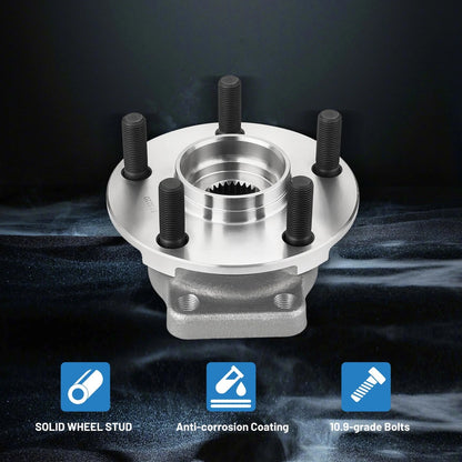 Front Wheel Bearing and Hub Assembly for Subaru Legacy (2008–2009)