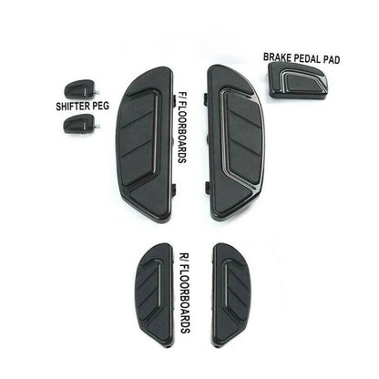 Footboard Brake Pedal Shifter Pegs for Harley Street Glide (1986–2024)