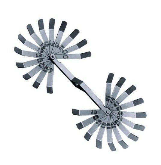 Offset Master Feeler Ignition Gauge 26 Leaf Blades .005 to .030 (USA) 3275A
