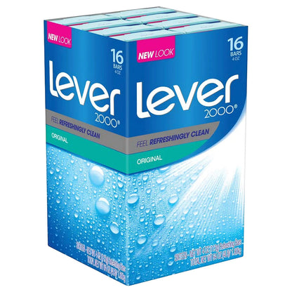 Pack of 16 Lever 2000 Bar Soap Original 4 oz