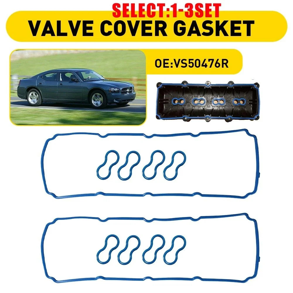 Set of 2 Valve Cover Gaskets for Chrysler 300 Dodge Challenger Durango (2005–2020)