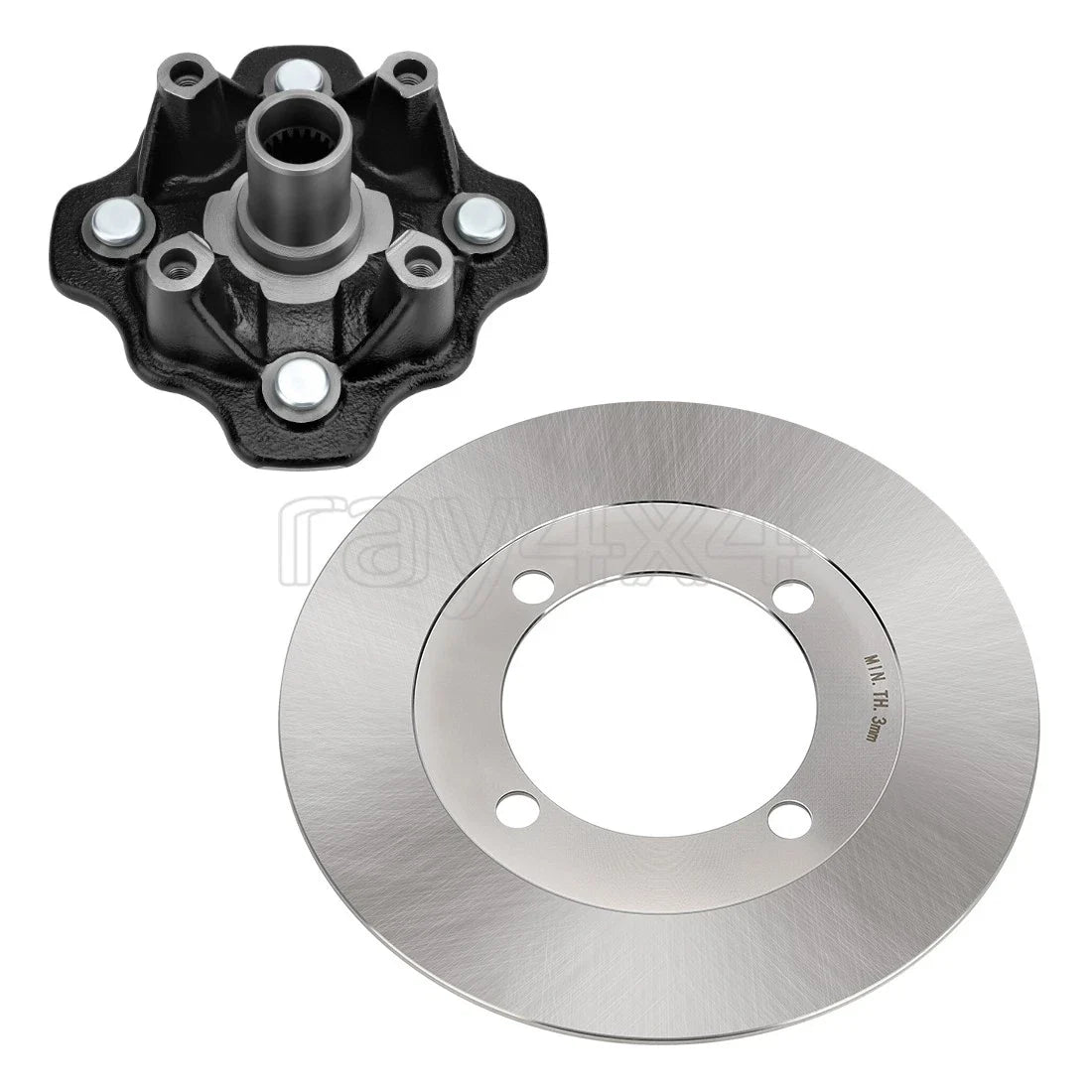 Front Wheel Hub w/ Rotor for Suzuki Vinson 500 LT-A500F (2002–2003) #54110-38F20