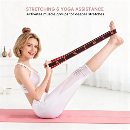 2Pcs Fitness Resistance Bands - 8 & 10 Level Numbered Bands