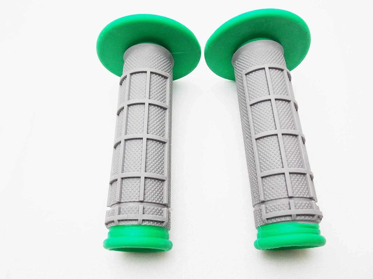 Green Grey Forseti Hand Grip Set for Suzuki MX Enduro Trail