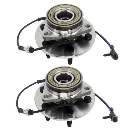 2X Front Wheel Hub Bearing Assembly 515036 for Cadillac Escalade, Chevy Tahoe (2002–2020)