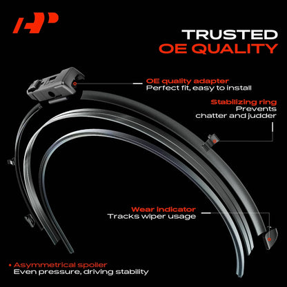 2X Front 29" Windshield Wiper Blade for Volkswagen ID. Buzz (2025)