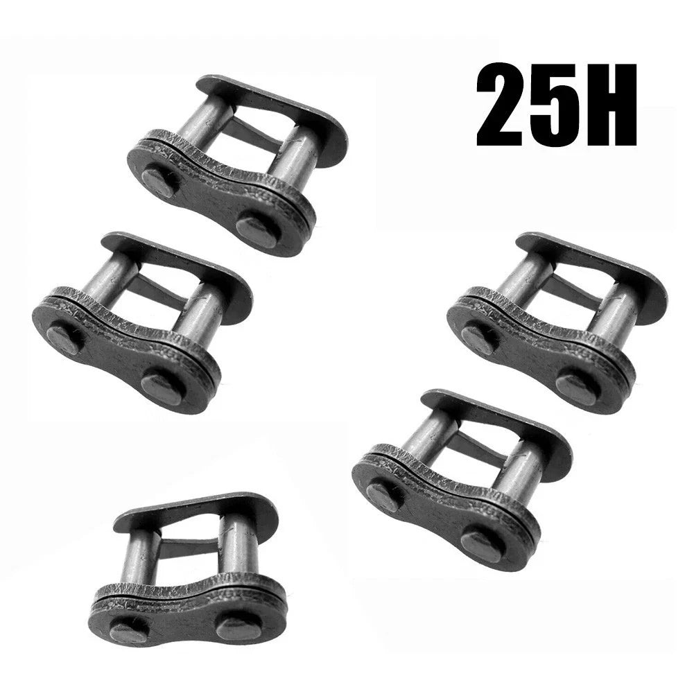 Pack of 5 Metal 25H Chain Master Connecting Link for ATV Motocross Scooter