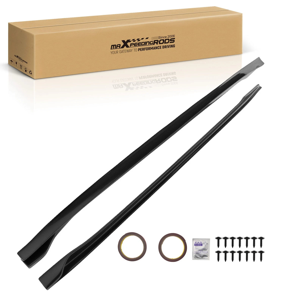 Carbon Fiber Side Skirt Extension for Tesla Model 3 (2019–2021) 809L24
