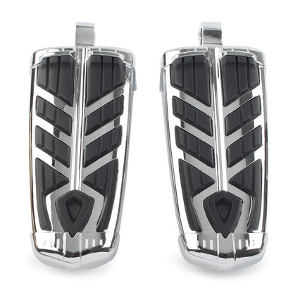 Chrome Foot Pegs for Harley Davidson (10mm)