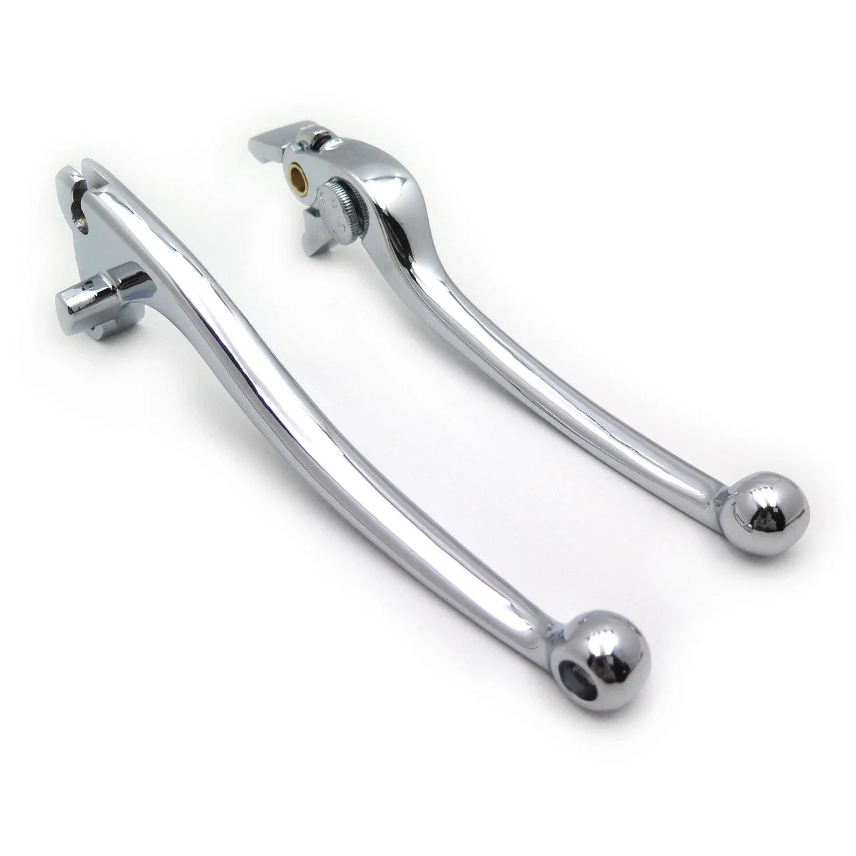 Chrome Brake and Clutch Hand Lever Replacement Set for Kawasaki ZX9R (2000–2003)