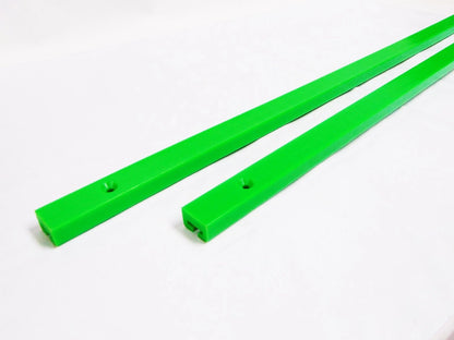 Set of 2 Hyfax Sliders for Arctic Cat Snowmobile (53.75", 44-11591)