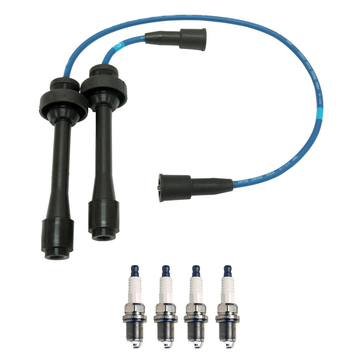 NGK Wire Set & Denso Spark Plugs Kit for Mazda Miata 1.8L L4 Turbo (1990–2005)