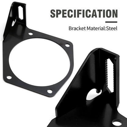 4-Bolt Throttle Cable Bracket for Intakes (14.70x14.70x6.0 cm)