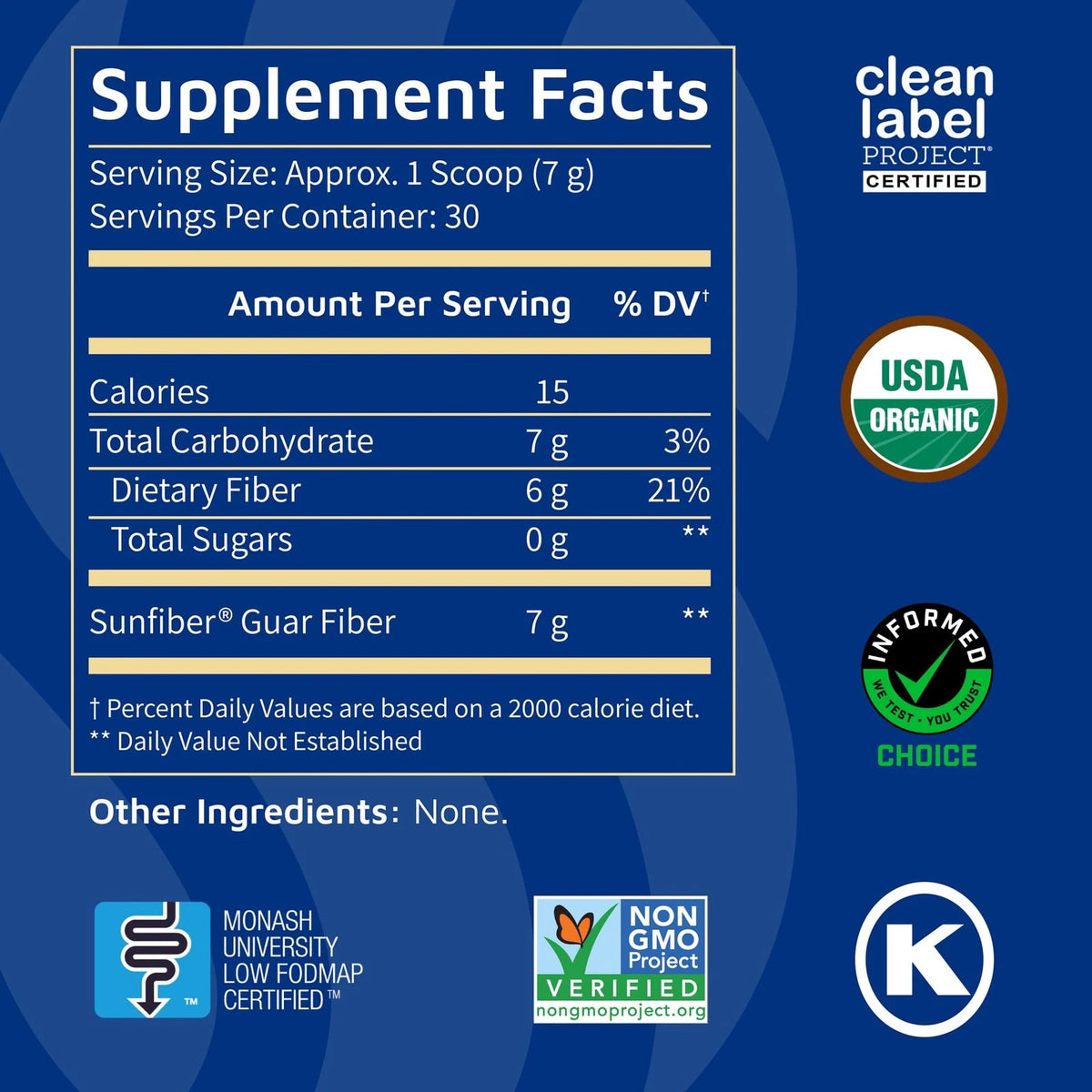 Prebiotic Fiber for Tomorrow's Nutrition (Pack of 1)