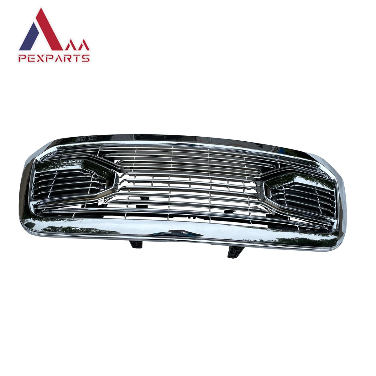 Chrome Front Bumper Mesh Grill for Dodge Ram 1500 (2013–2018)