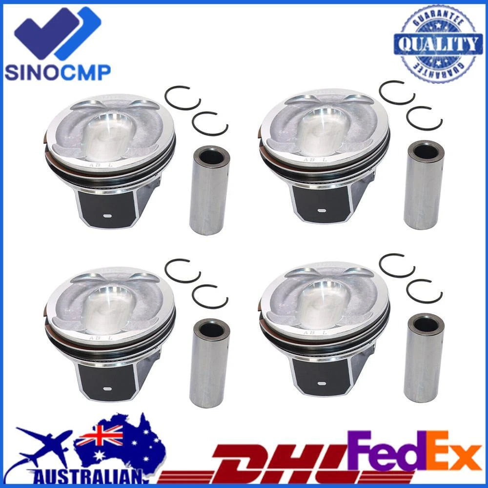 4X Piston Rings Set for Land Rover Discovery, Range Rover, Ford 2.0T (AG9Z-6108-L)