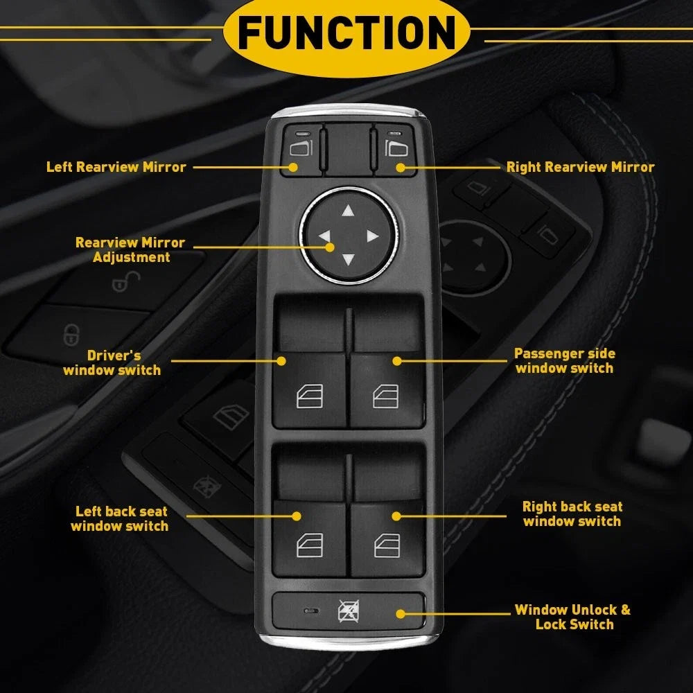 Power Master Switch for Mercedes Benz GLK350 C350 C300 E350 (A2049055302)