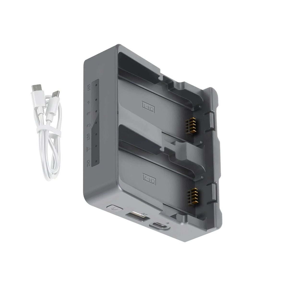 Battery Charger for DJI Neo 2 Drone (Two Batteries)