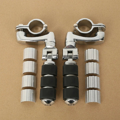Adjustable Footpegs Set of 4 for Harley Touring (22mm 25mm 32mm 35mm)