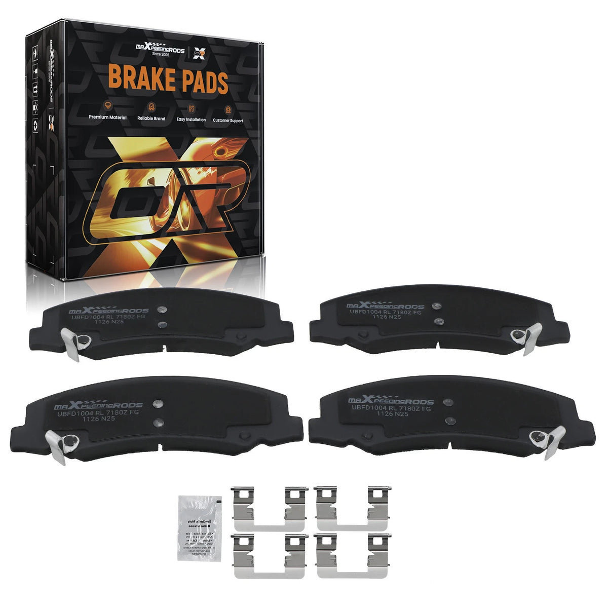 Front Brake Pad Set for Buick Lucerne/Cadillac DTS (2006–2011) D1159, P1159
