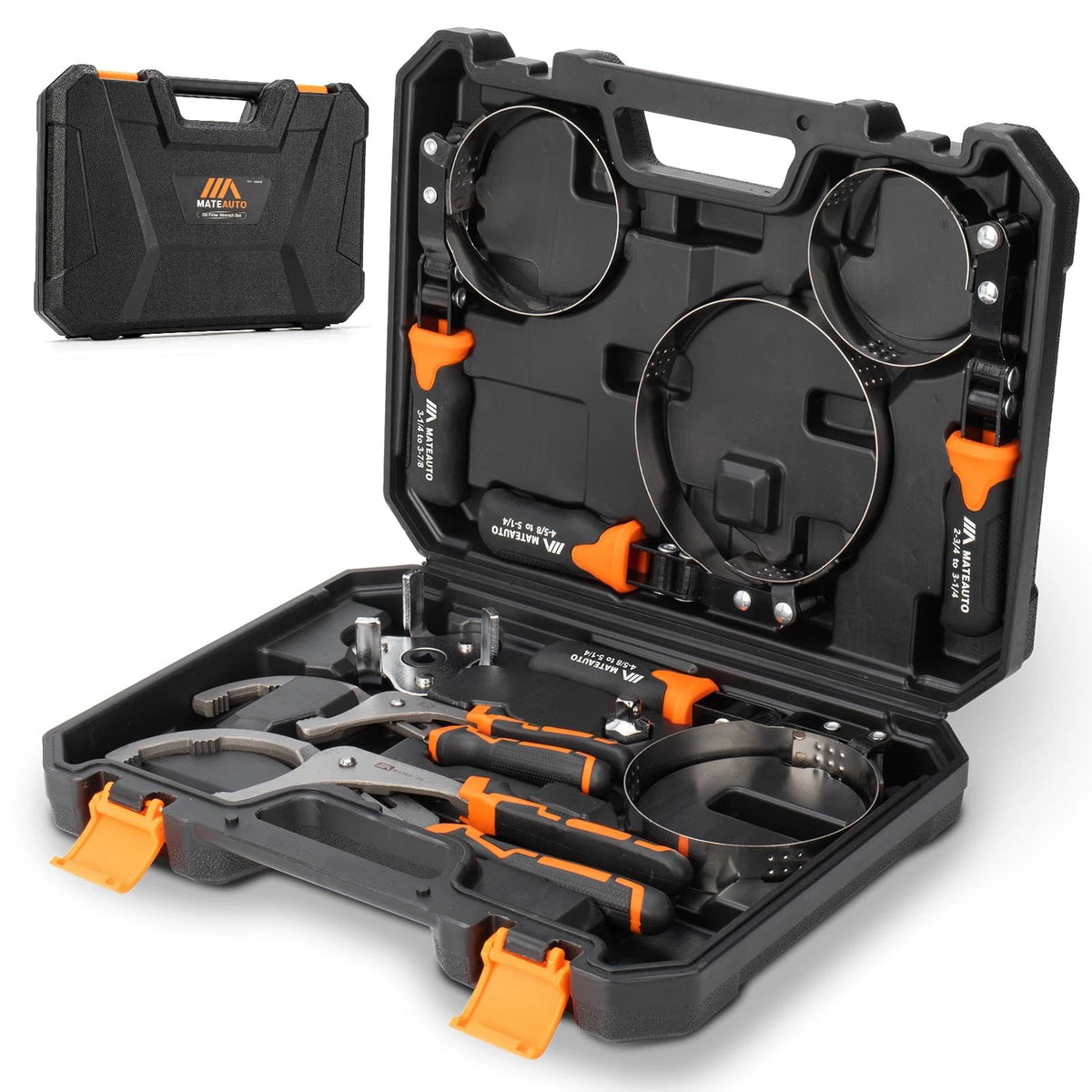 8-Piece Oil Filter Wrench Set for MateAuto