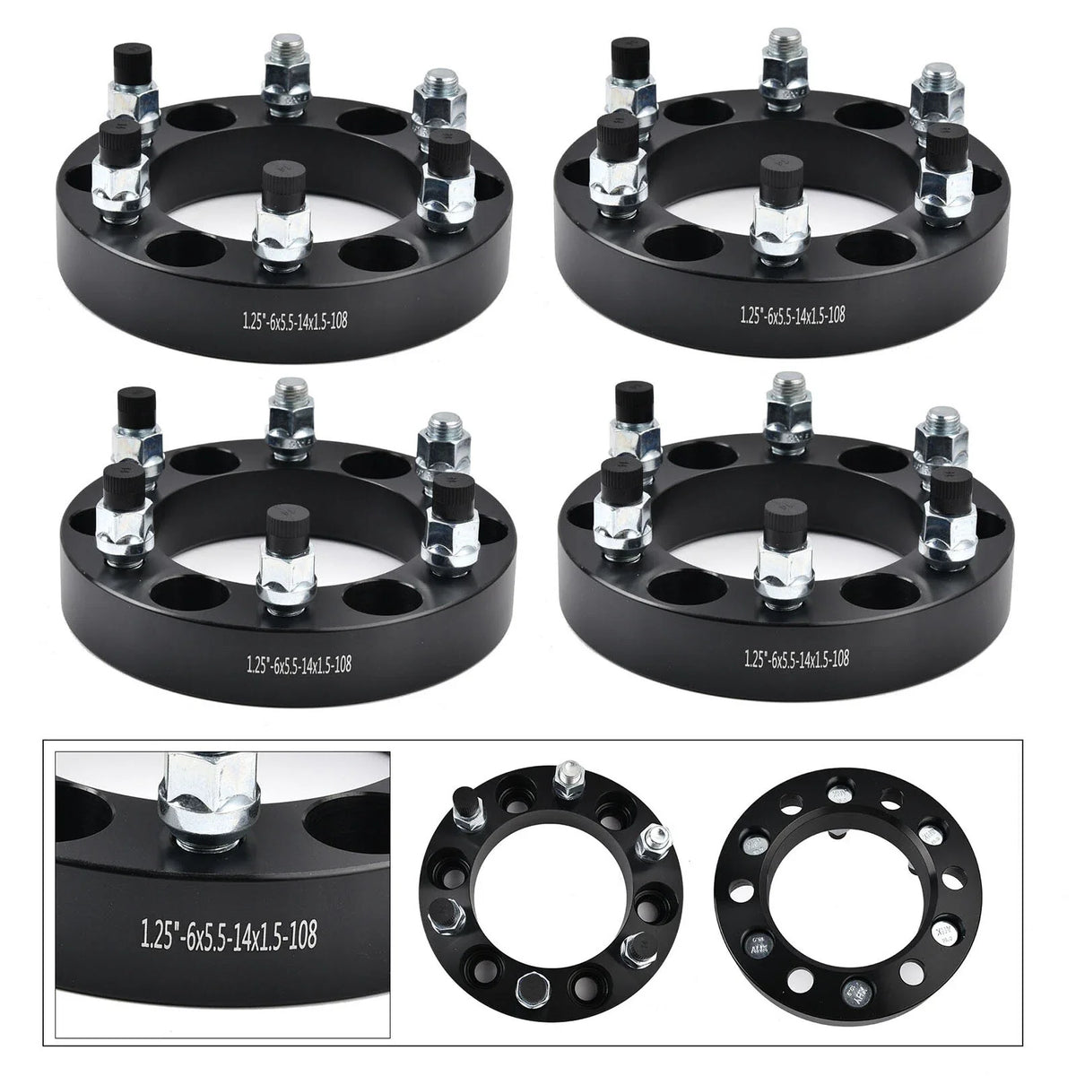 Set of 4 Wheel Spacers 1.25" for Chevrolet Express (1996–2021)