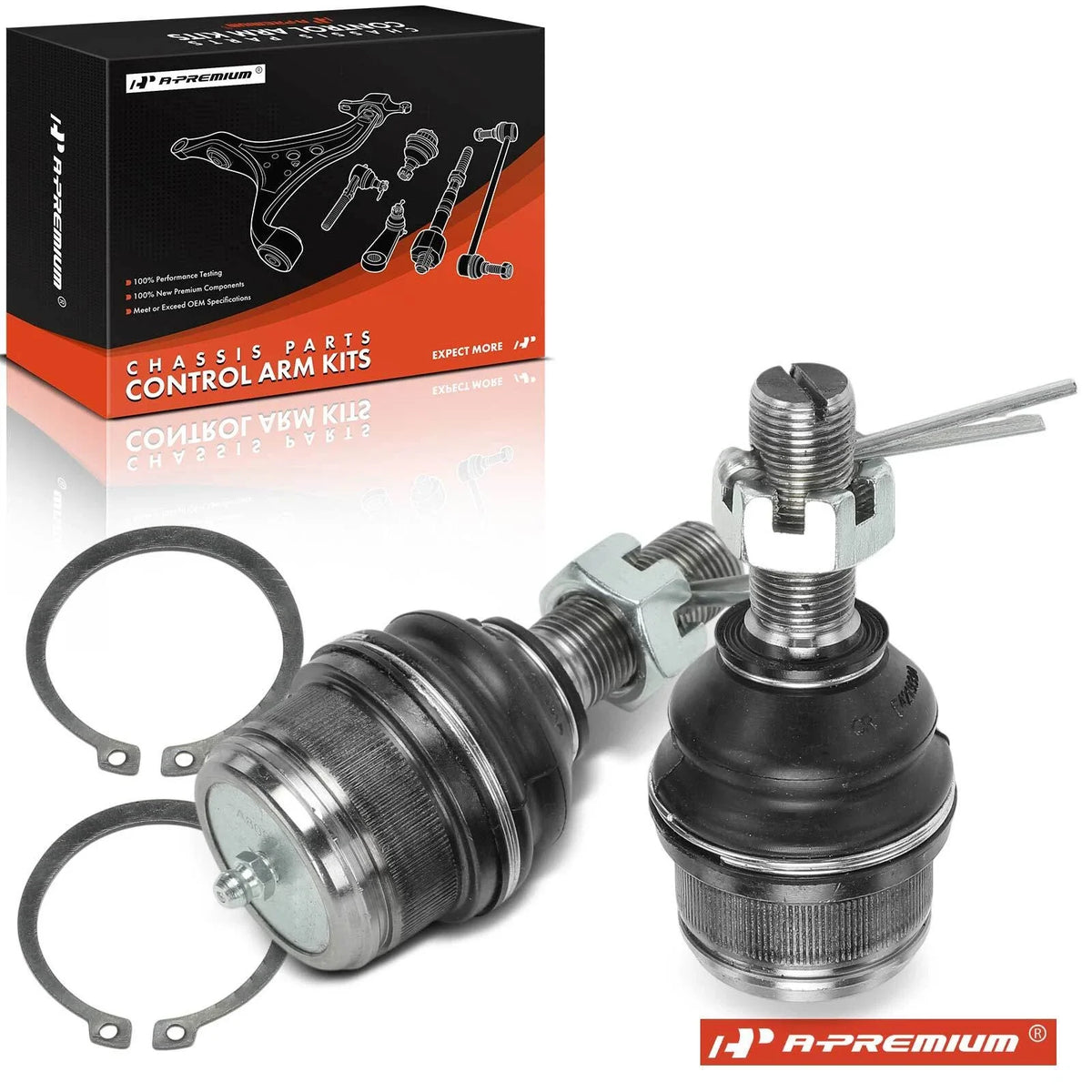 2X Front Upper Ball Joint for Ford F-350 Super Duty (1999–2022)