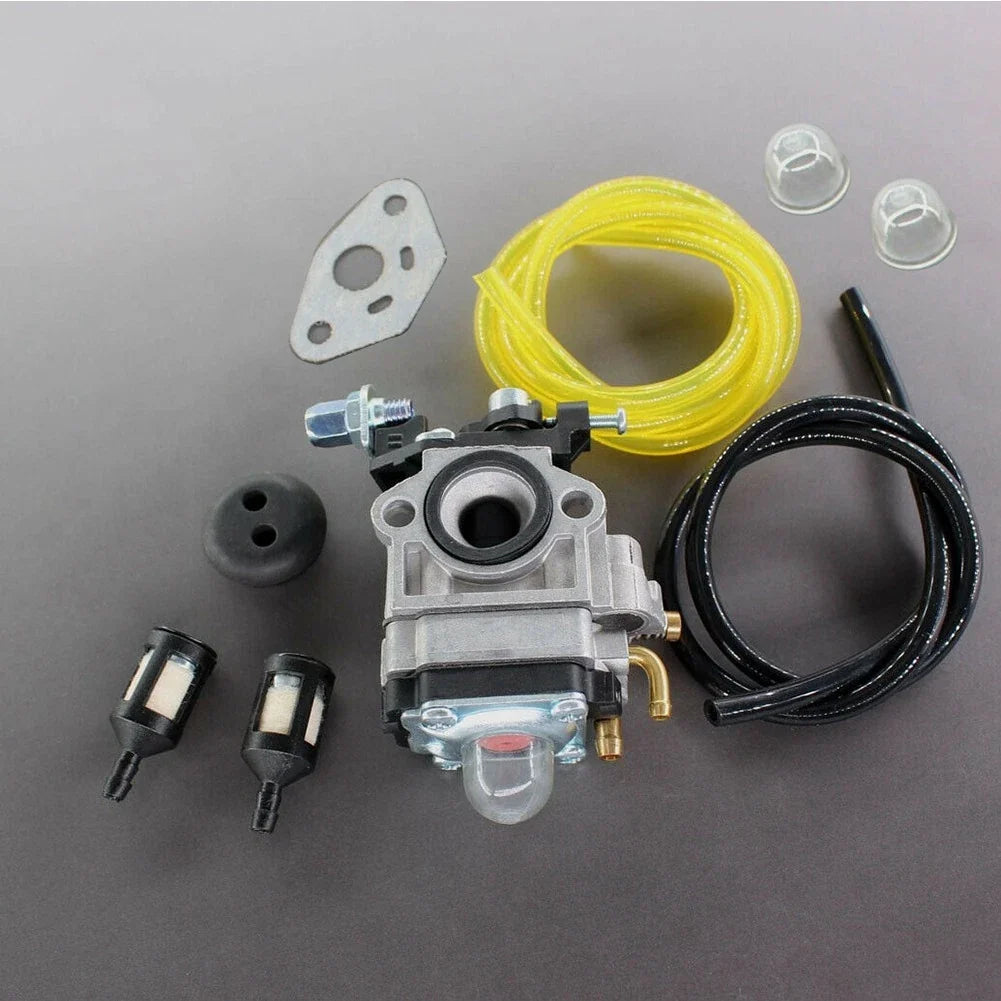 Carburetor for 22.5CC 23CC Scooter Engines (with Gasket, Bulb, Fuel Filters)