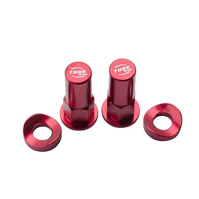 Rim Lock Nut/Spacer Kit Red for Honda
