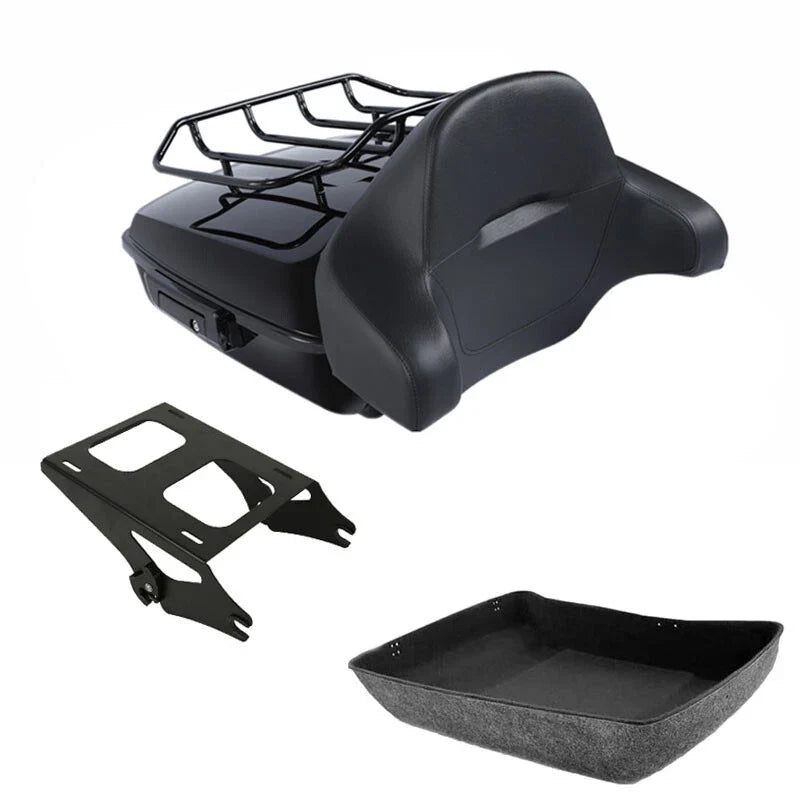 Chopped Trunk Pad Mount Rack for Harley Touring Road Glide (2014–2026)