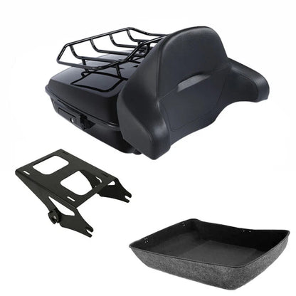 Chopped Trunk Pad Mount Rack for Harley Touring Road Glide (2014–2026)