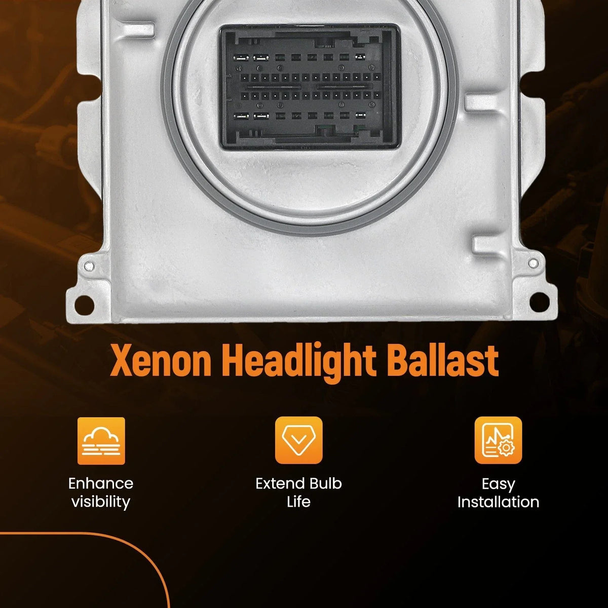 1X HID Ballast for Porsche Cayenne, 718 Boxster, 991 (2012–2022) 7PP941572BA