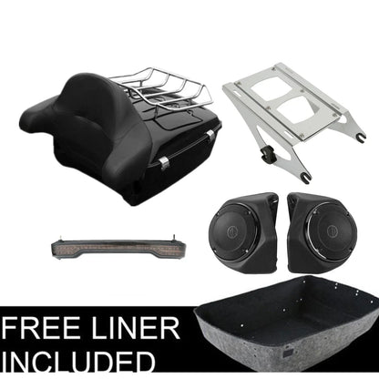 Trunk Pad Tail Light Speakers for Harley Touring Road Glide (2014–2026)
