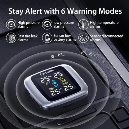 Wireless Tire Pressure Monitoring System for - 4 Sensors
