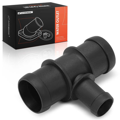 Radiator Coolant Hose Connector for VW Jetta Passat Golf Tiguan Audi (2006–2018) - 1K0122051AD, 1K0121049, 627006