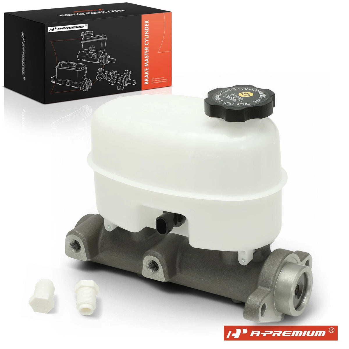 Brake Master Cylinder with Reservoir & Sensor for Chevy Express 1500 (2003–2021) - 25809241, M630511