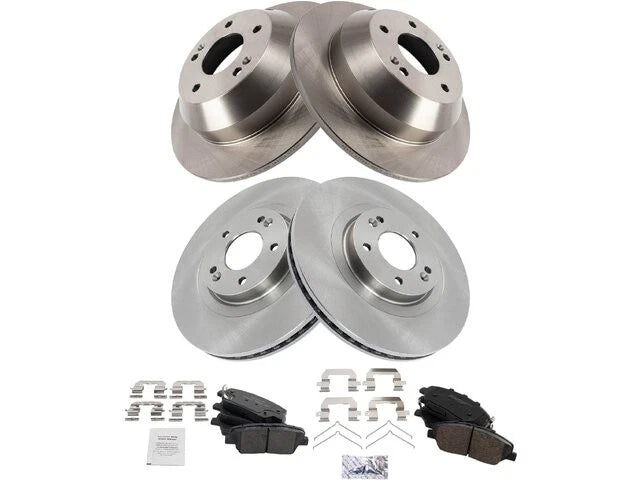 Brake Pad and Rotor Kit for Hyundai Santa Fe (2017–2018) 54893TMTN