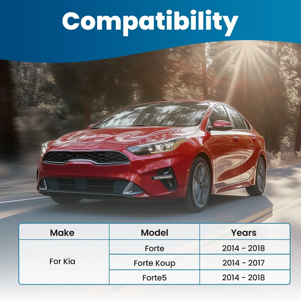 Front Lower Control Arm Ball Joint for Kia Forte Koup Forte5 (2014–2018)