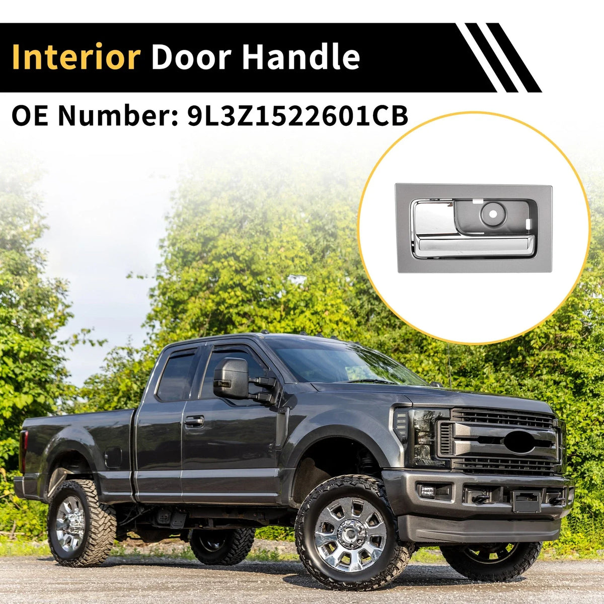 Interior Door Handle for Ford F-150 (2009–2014) No. 9L3Z1522601CB
