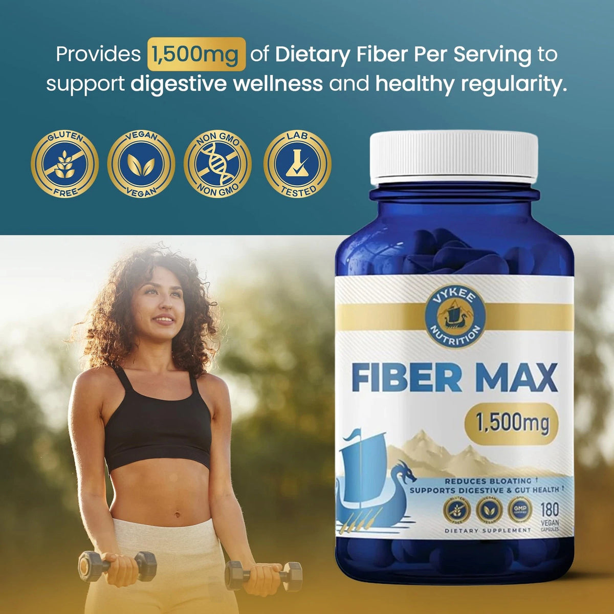 Advanced Fiber Complex for Psyllium Husk (180 Count)