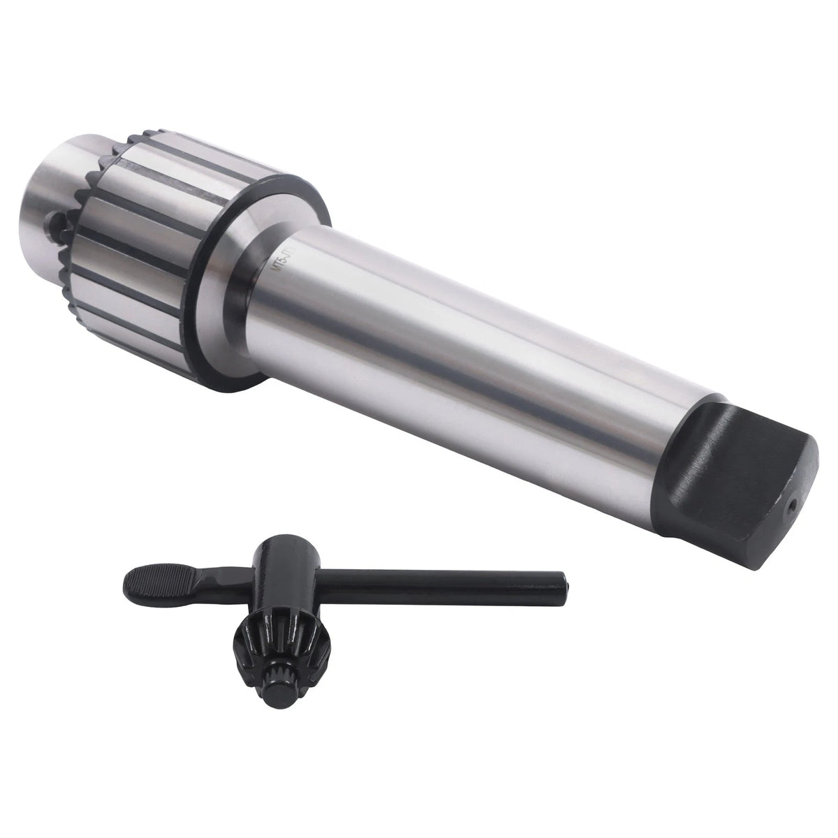 MT5 Heavy Duty Keyed Drill Chuck 5MT Shank for Lathe Milling