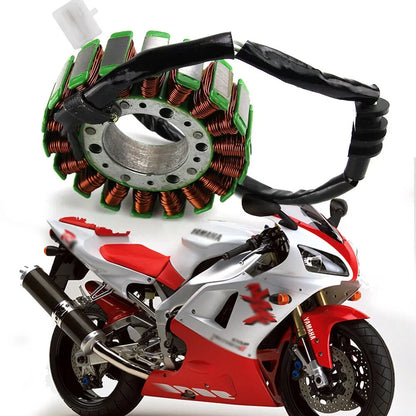 Magneto Stator Coil for Yamaha YZF-R1 (1998–2001) / YZF-R6 (1997–2002)