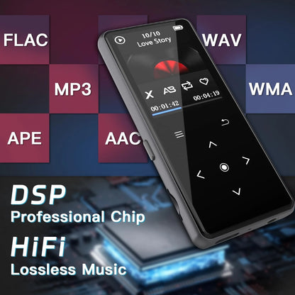 128GB MP3 Player with Bluetooth for Portable Music (No Specific Years)