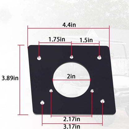 Charger Port Cover Plate Adapter for EZGO Lithium Battery 120 Plug (48V & 72V)