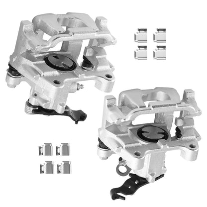 Rear Left Right Caliper w/ Bracket for Audi A3 Quattro VW Golf GTI Passat Jetta (2006–2013)