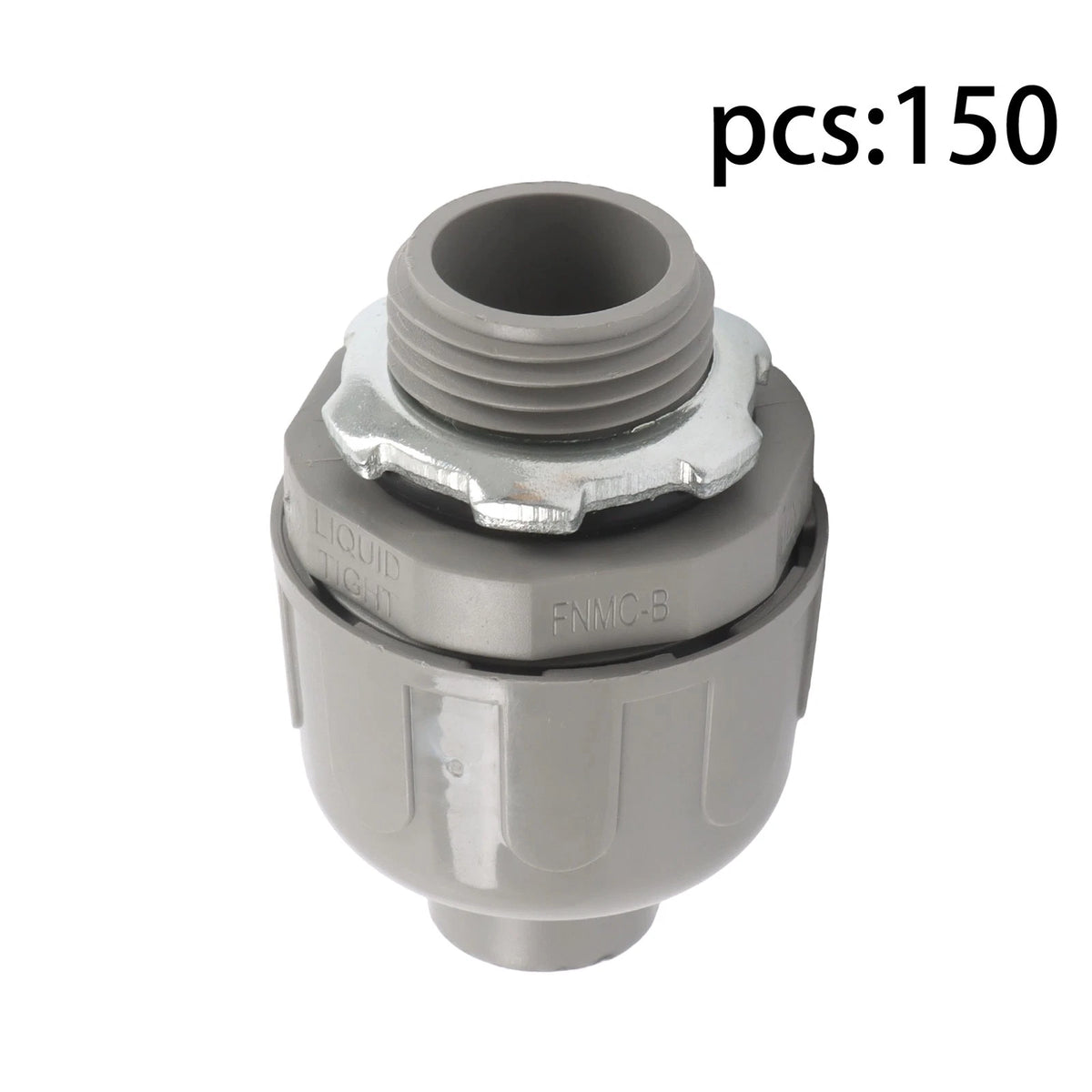 150 Pcs 1/2 Inch Liquid Tight Connector PVC Electrical Conduit Fittings