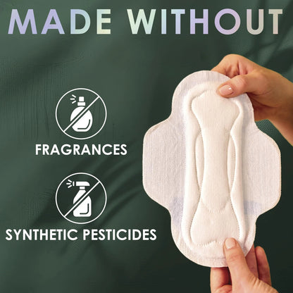 Ultra Thin Pads for Women, Super Absorbency, Organic Cotton Top